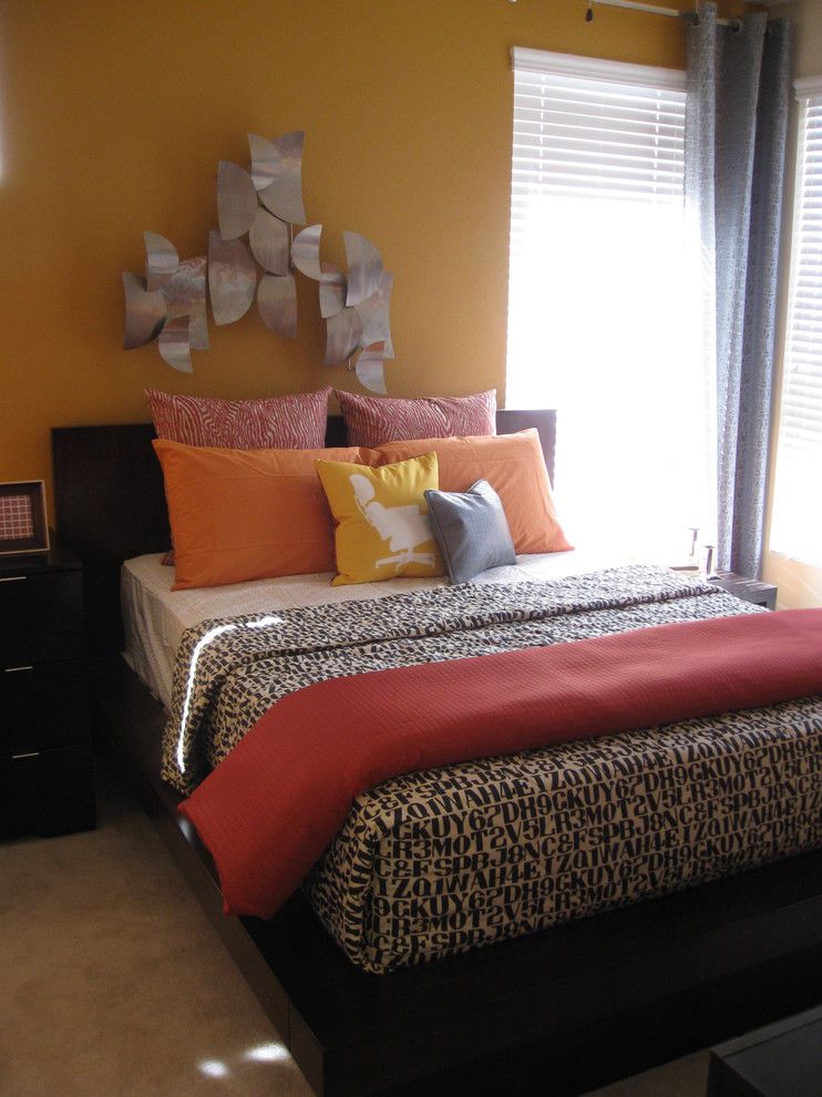 Anjou Pear for a Modern Bedroom with a Yellow and Michelle Salz Smith, Asid, Cid by Michelle Salz Smith, Asid, Cid, Ncidq