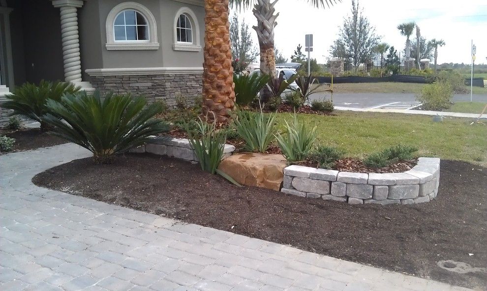 Aquaterra for a Contemporary Landscape with a Front Yard and Our Work by Aquaterra Landscape Contractors