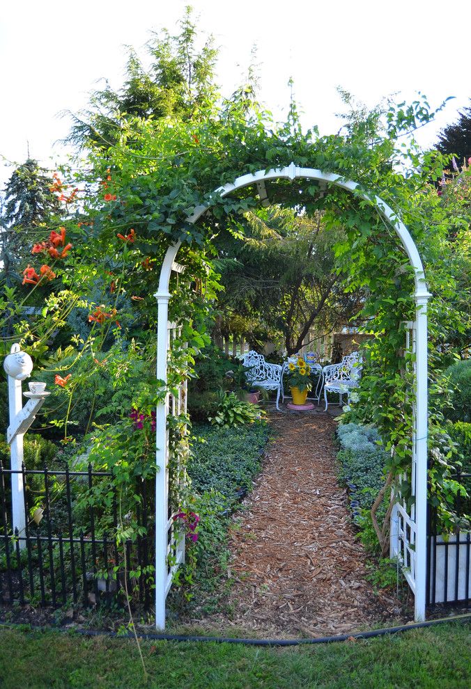 Arbors on Post Oak for a Eclectic Landscape with a Eclectic and Garden Tour by Amy Renea