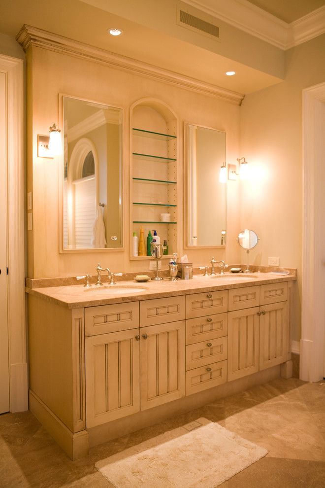 Architectural Millwork for a Traditional Bathroom with a Design and Cottage Estate Home by Radius Architectural Millwork Ltd.