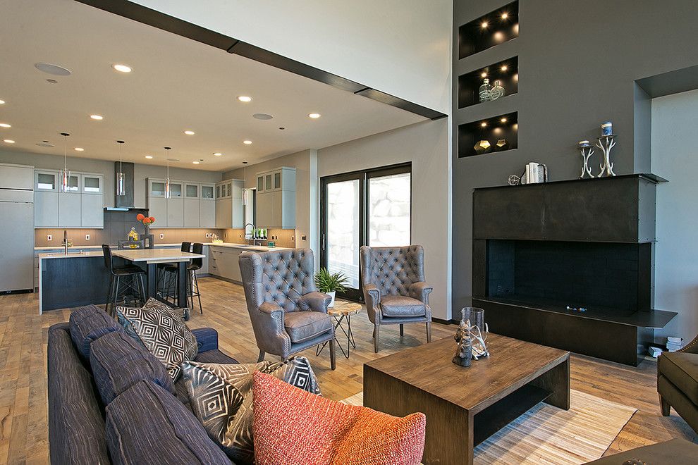 Arenson for a Contemporary Spaces with a Majestic Views and Sunridge by Todd Arenson Construction