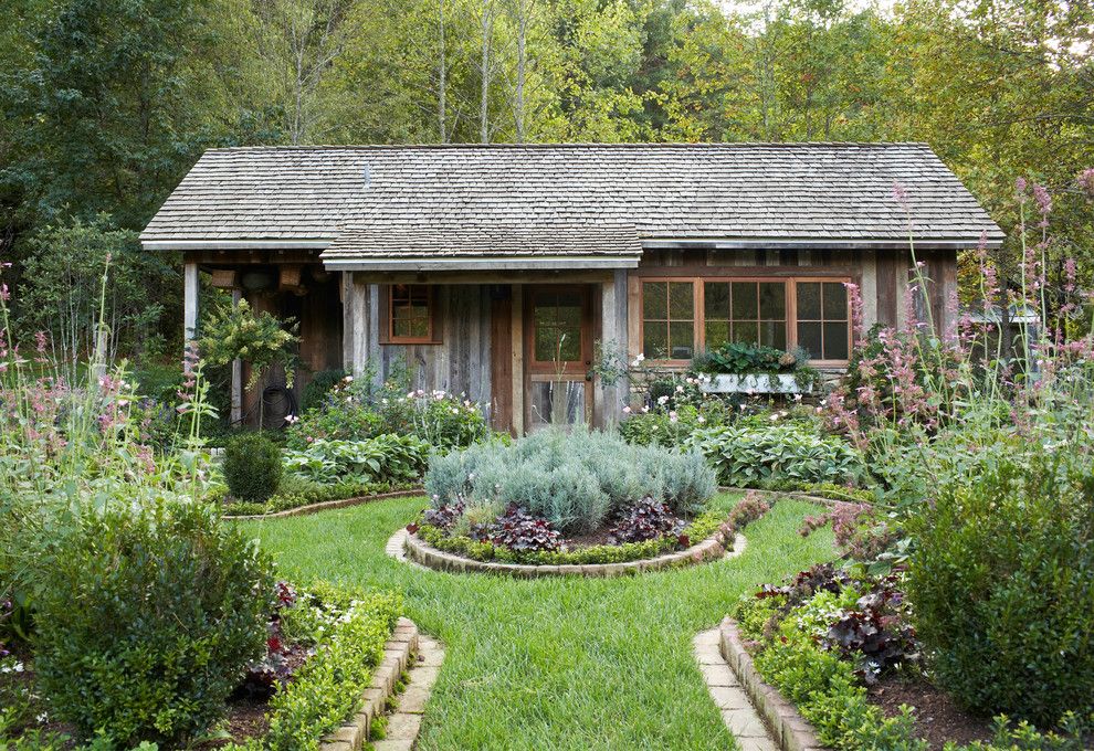 Armstrong Garden Centers for a Farmhouse Landscape with a Garden and Exteriors by Jeff Herr Photography