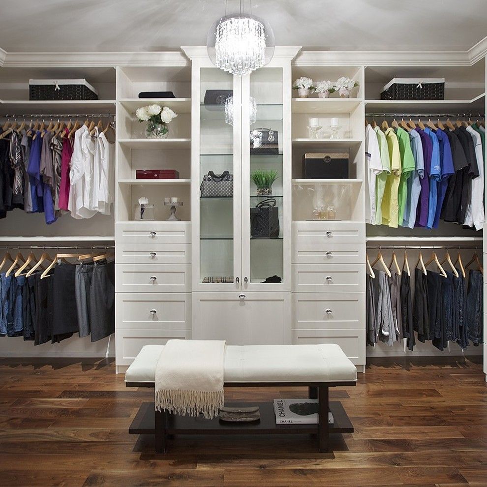 Armstrong Garden Centers for a Transitional Closet with a His and Hers and Jj Home Products by Renin