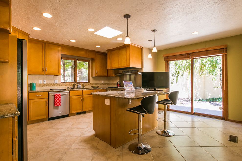 Ashley Furniture Albuquerque for a Contemporary Kitchen with a Cort and South Foothills Home Staging Photos 812 Piedra Vista Ne by Map Consultants, Llc