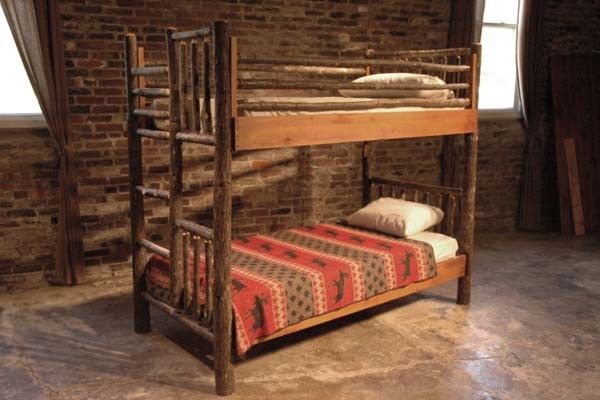 Ashley Furniture Indianapolis for a  Spaces with a Rustic Bed and Beds by Flat Rock Furniture