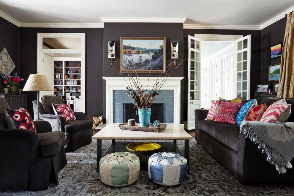 Ashley Furniture Richmond Va for a Transitional Living Room with a Black and White and Living Room by Wellborn + Wright