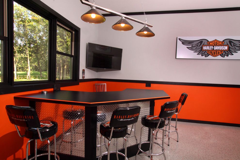 Atlanta Harley Davidson for a Industrial Garage with a Composite Flooring and Berscheid Builders   Golf Haven Estates by Westwind Woodworkers Inc.