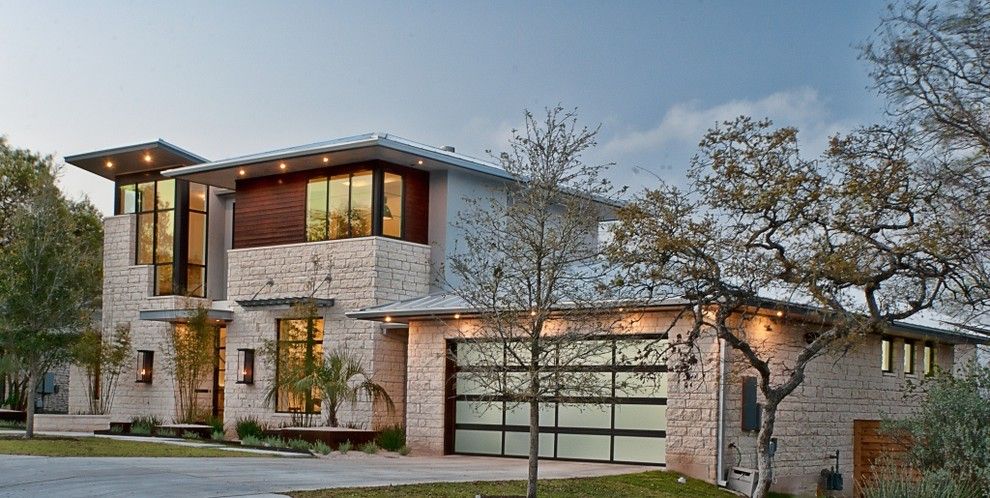 Austin Furniture Depot for a Contemporary Exterior with a Contemporary and Cat Mountain, Greenbelt Homes, Austin Tx by Greenbelt Construction