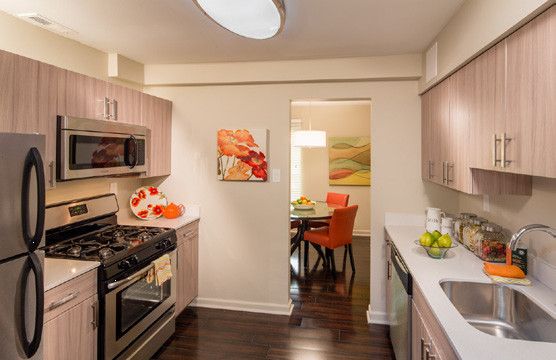 Autumn Glen Apartments for a Contemporary Kitchen with a Driftwood Cabinets and Echelon Glen Apartments   Voorhees, Nj by Lisa Furey   Barefoot Interiors