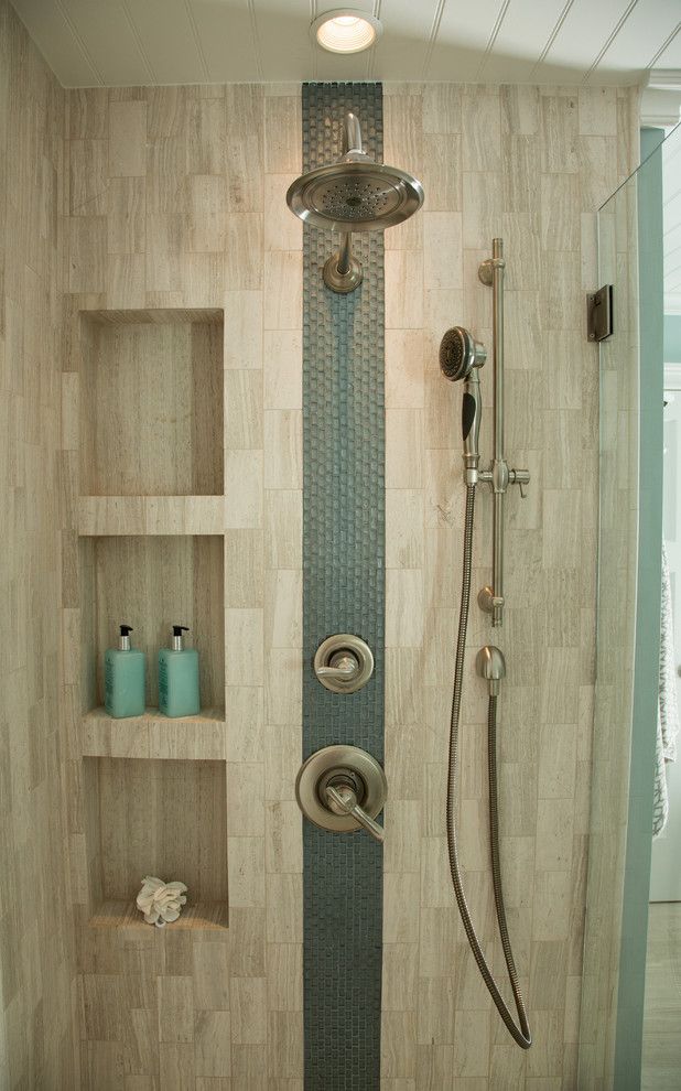 Az Tile Tempe for a Transitional Spaces with a Shower and Hgtv's House Hunters Renovation Master Suite by Sh Interiors