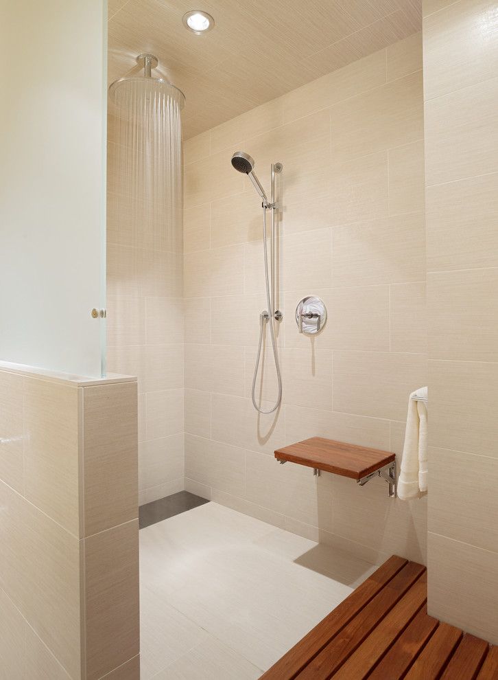 Backpage San Francisco for a Contemporary Bathroom with a Wood Flooring and San Francisco Four Seasons Apartment by Cheng Design