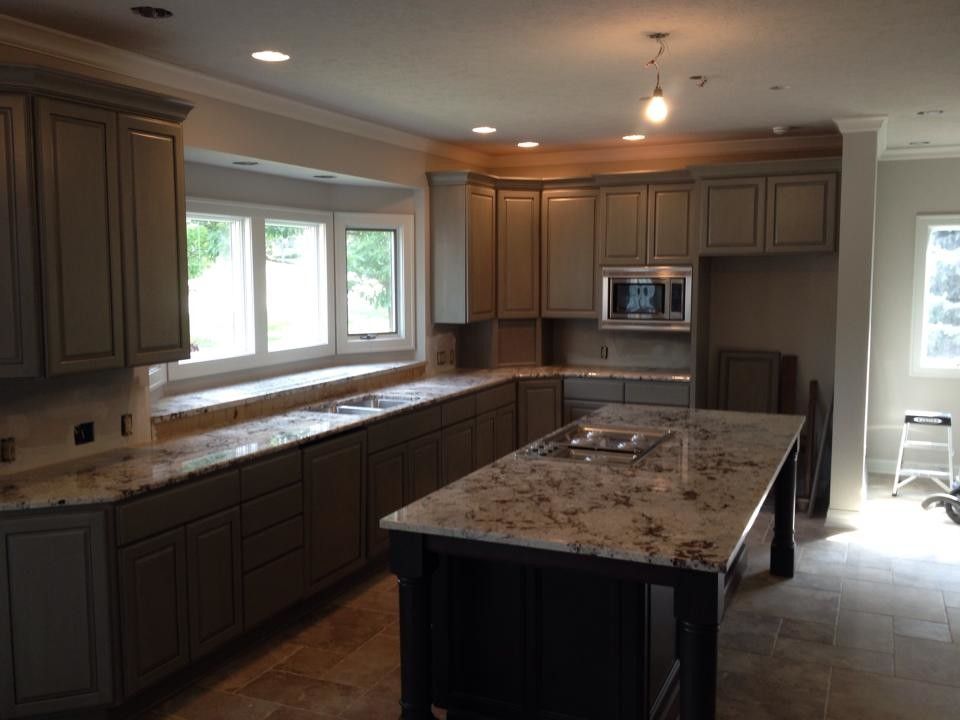 Backpage Wichita Kansas for a Transitional Kitchen with a Kansas and Vintage White Granite by Creative Surfaces