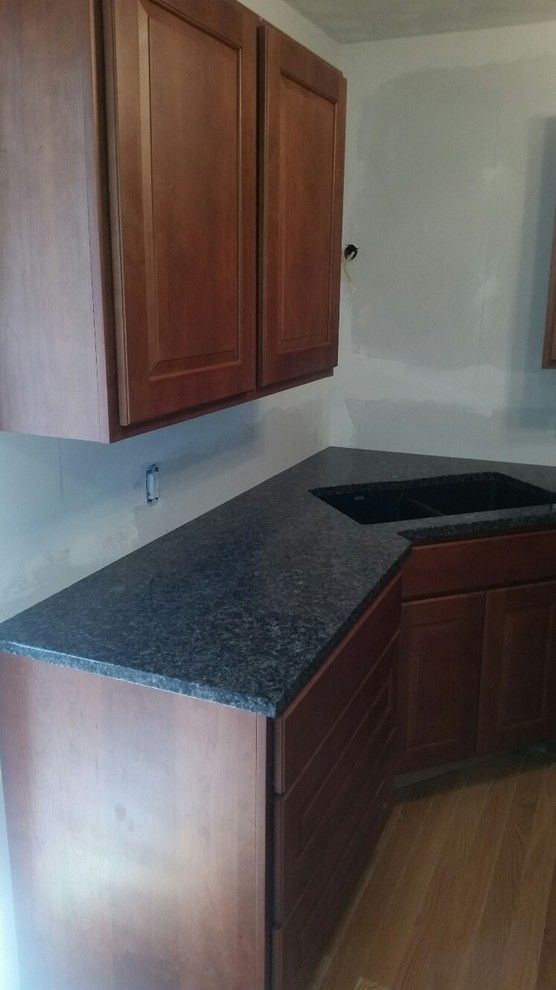 Backpage Wichita Kansas for a Transitional Kitchen with a Sink and Autumn Brown Granite by Creative Surfaces