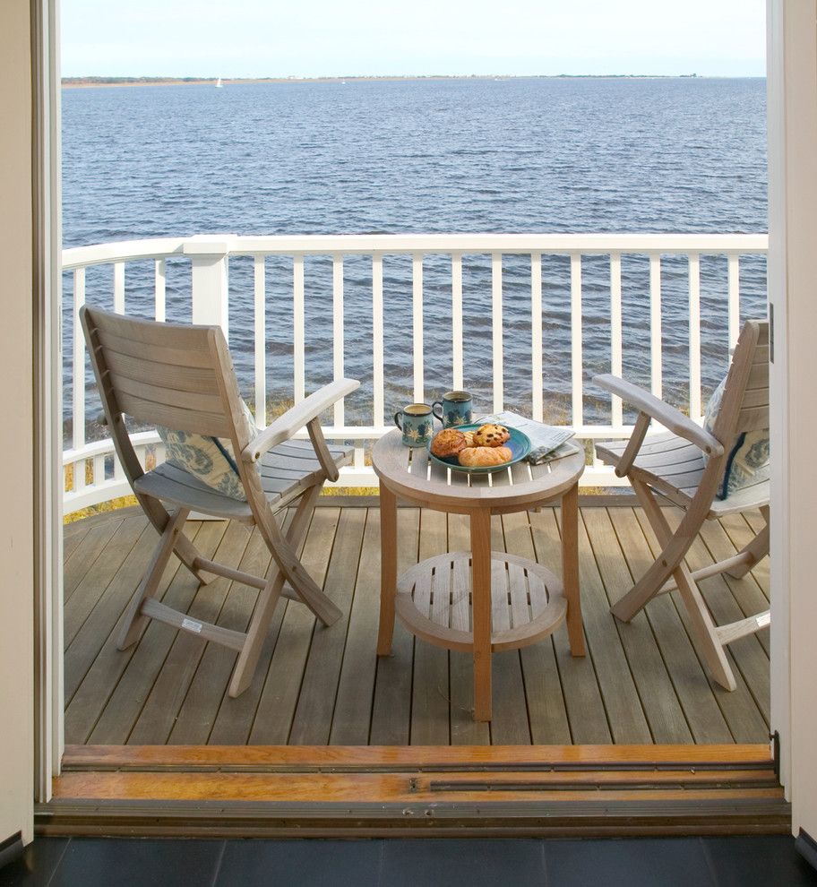 Badcock Home Furniture &more for a Traditional Balcony with a Federal and Newburyport Riverside Home   Balcony by Frank Shirley Architects