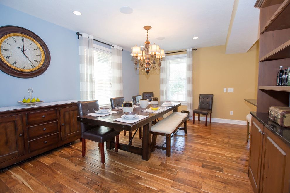 Baileys Furniture for a Transitional Dining Room with a Homestaging to Sell and Bailey Ave by Picket Design