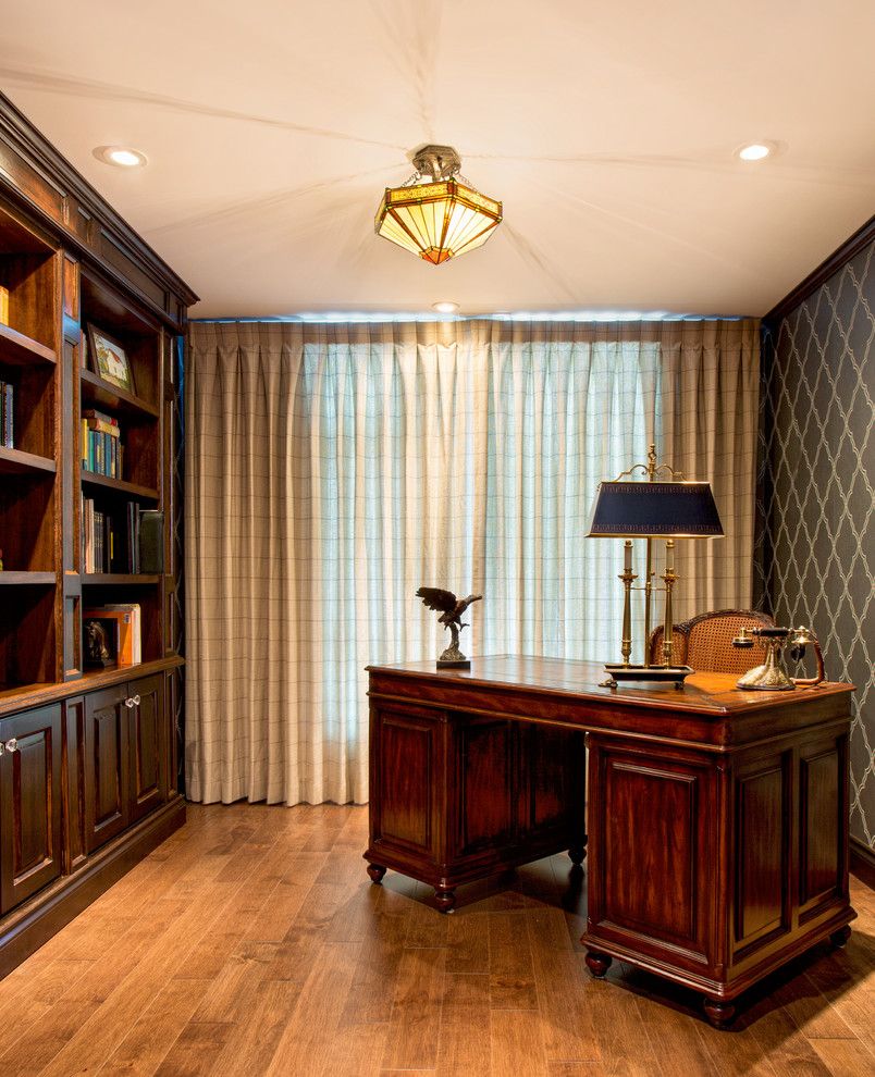 Bald Eagle Wingspan for a Traditional Home Office with a European and European Apartment by Cindy Ross Interior Design