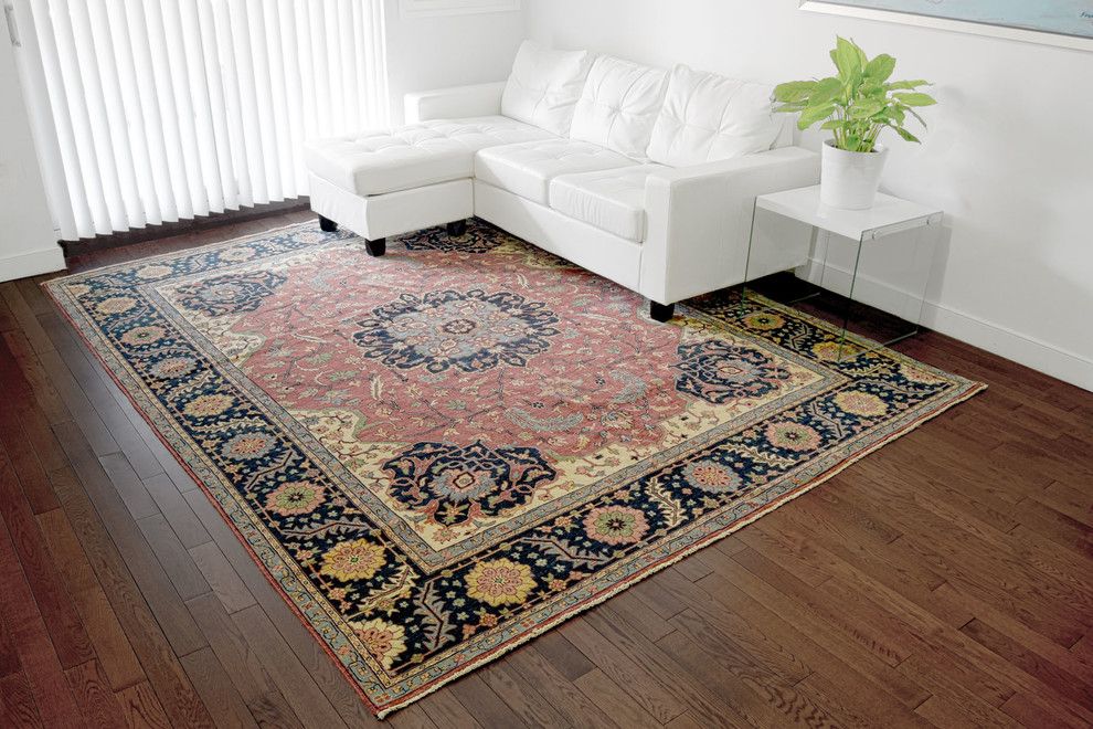 Bamboo Sherman Oaks for a Contemporary Living Room with a Vertical Blinds and Collections by 1800 Get a Rug