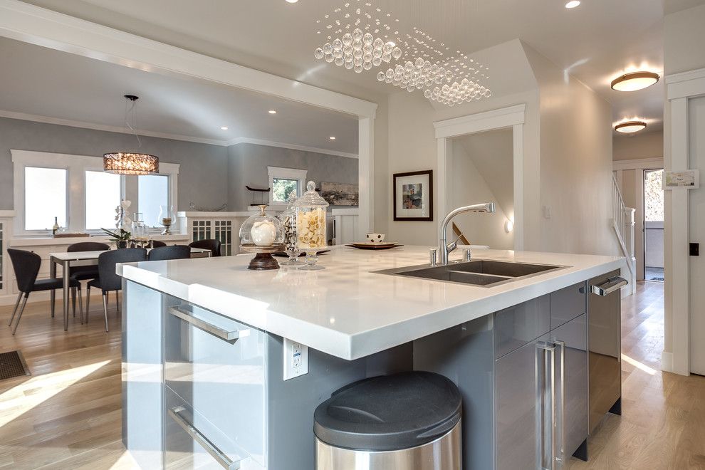 Bar Method Oakland for a Contemporary Kitchen with a Contemporary Kitchen Pendant Light and Piedmont Beauty by Chic Home Interiors