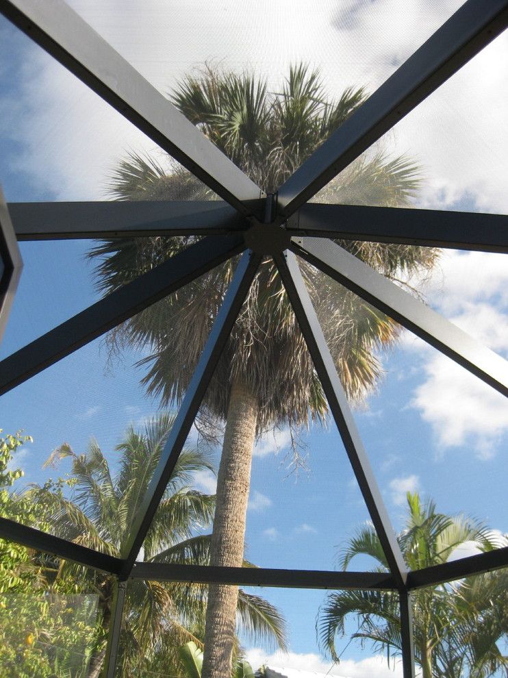 Batting Cages Miami for a Contemporary Spaces with a Bird Enclosure and Architectural Aluminum by Coastal Screen and Rail