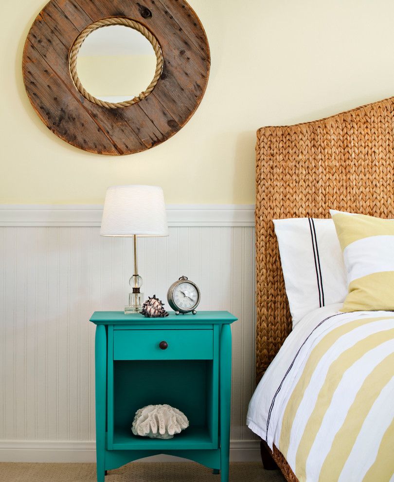 Beach Cottages San Diego for a Beach Style Bedroom with a Coastal and Bayard Street by Cm Natural Designs