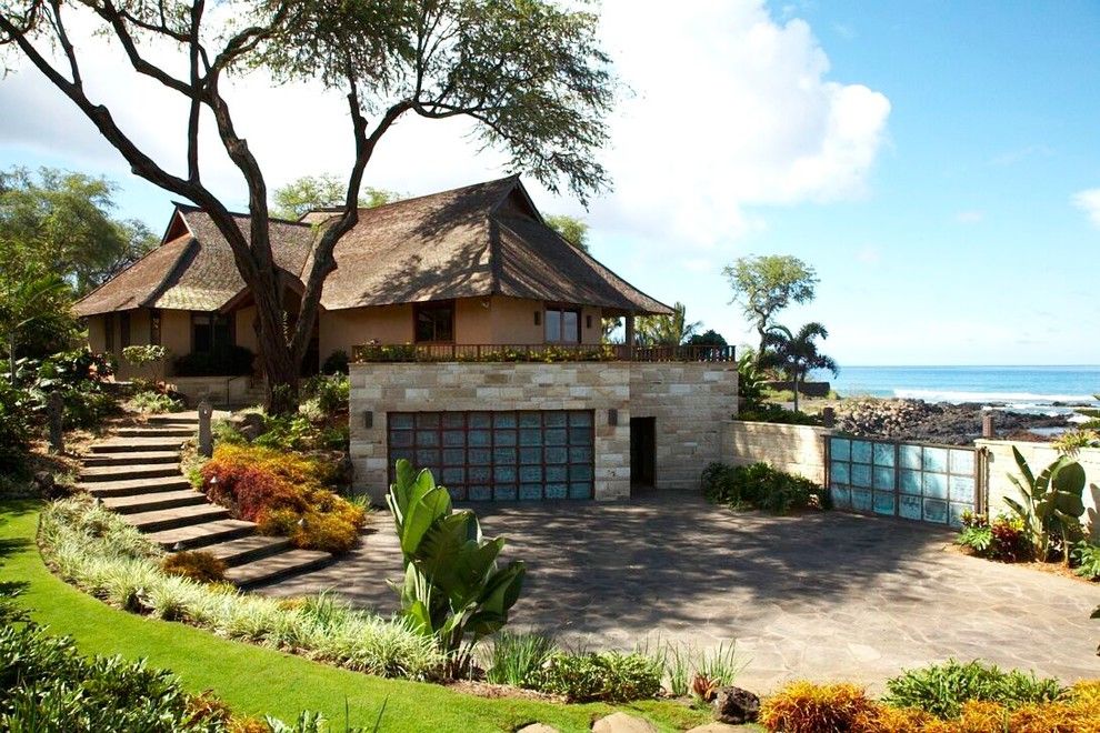 Bean Group Nh for a Asian Exterior with a Floor Plans and Polynesian Balinesian by Maui Architectural Group Inc