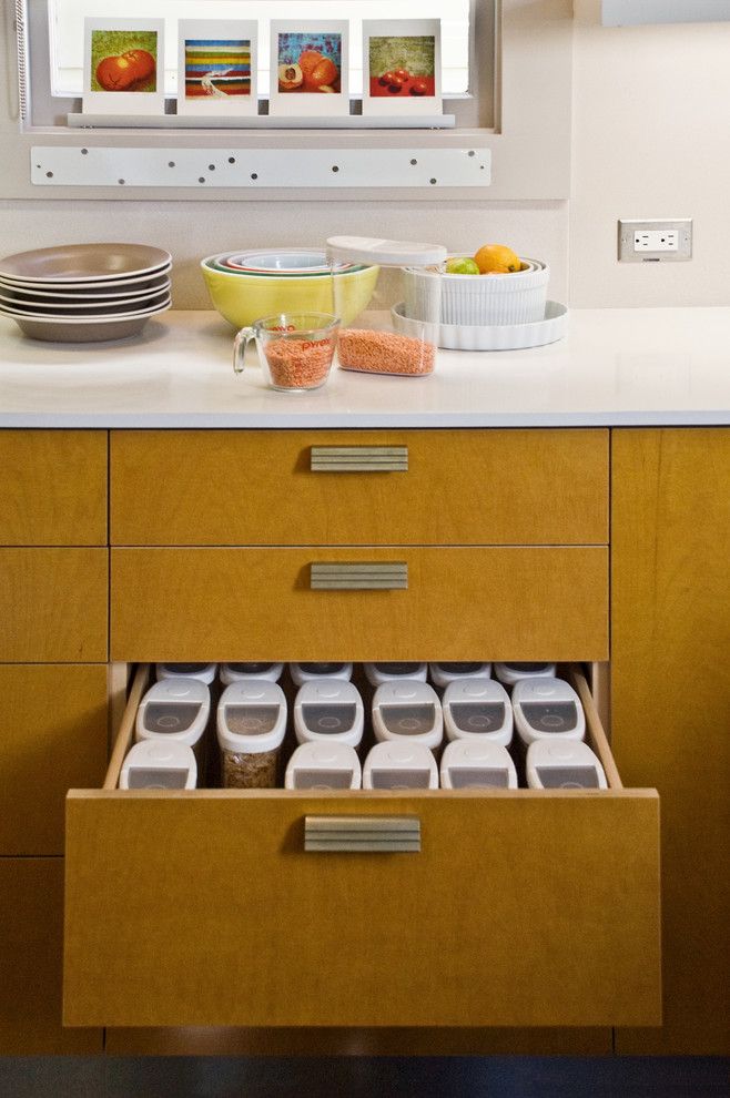 Bean Group Nh for a Contemporary Kitchen with a Light Countertop and Kitchen Remodel by Justrich Design