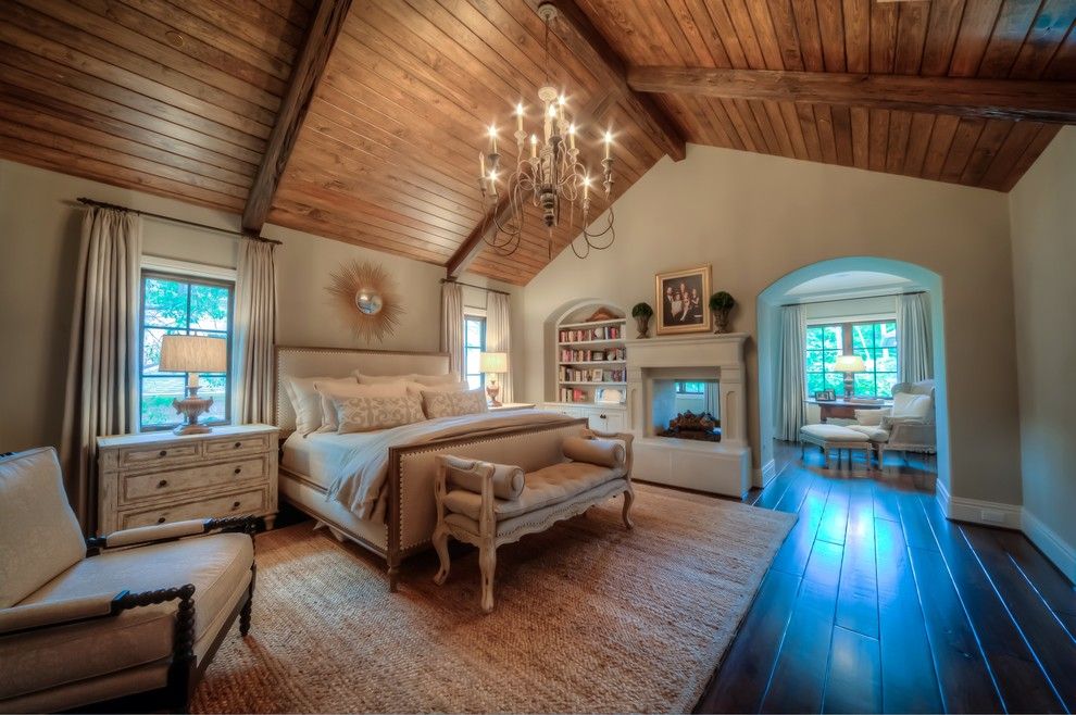 Beazer Homes Houston for a Traditional Bedroom with a Pecky Cypress and Hunters Trail by Jewel Box Homes