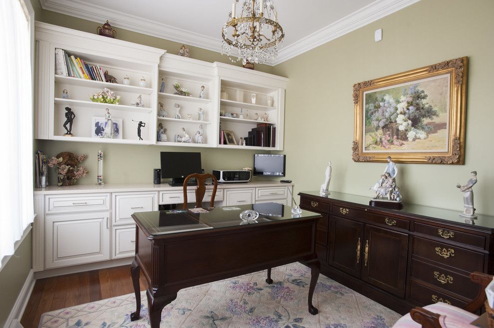 Behr Furniture for a Traditional Home Office with a Ledge and Kitchen Demrco13 by Morrison Kitchen & Bath