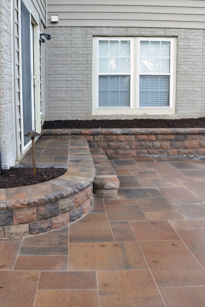 Belgard Hardscapes for a  Patio with a After and Patio   Ft. Washington, Md by the Sharper Cut, Inc. Landscapes