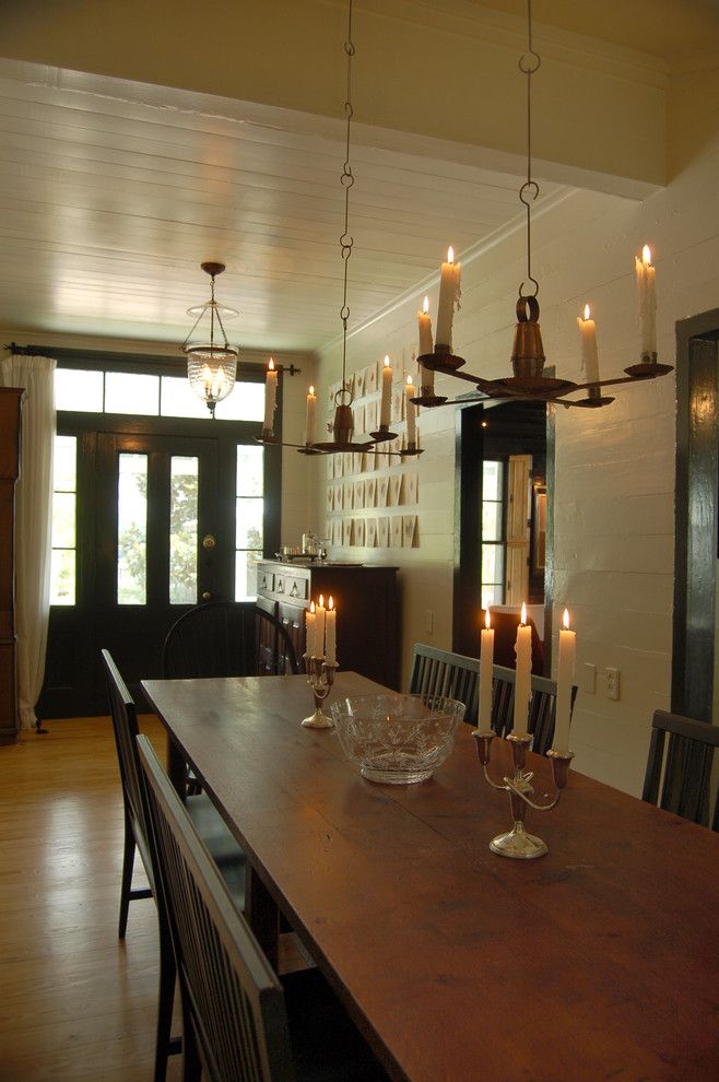 Belle Hall Apartments for a Farmhouse Dining Room with a Wall Art and Farmhouse Dining Room by Cuppettarchitects.com