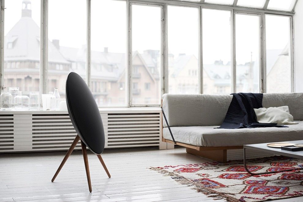 Beoplay A9 for a Industrial Living Room with a Home Speakers and Home Audio   Beoplay by Bang & Olufsen