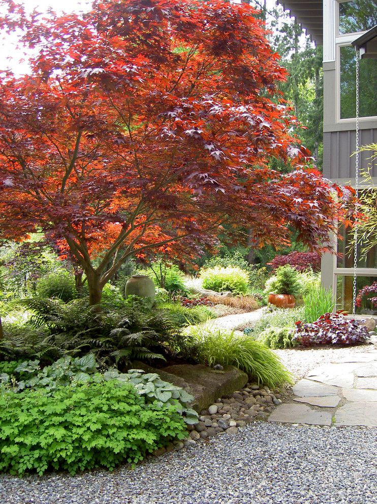 Berns Garden Center for a Traditional Landscape with a Ornamental Grass and Lytle Road   Bainbridge Island by Bliss Garden Design