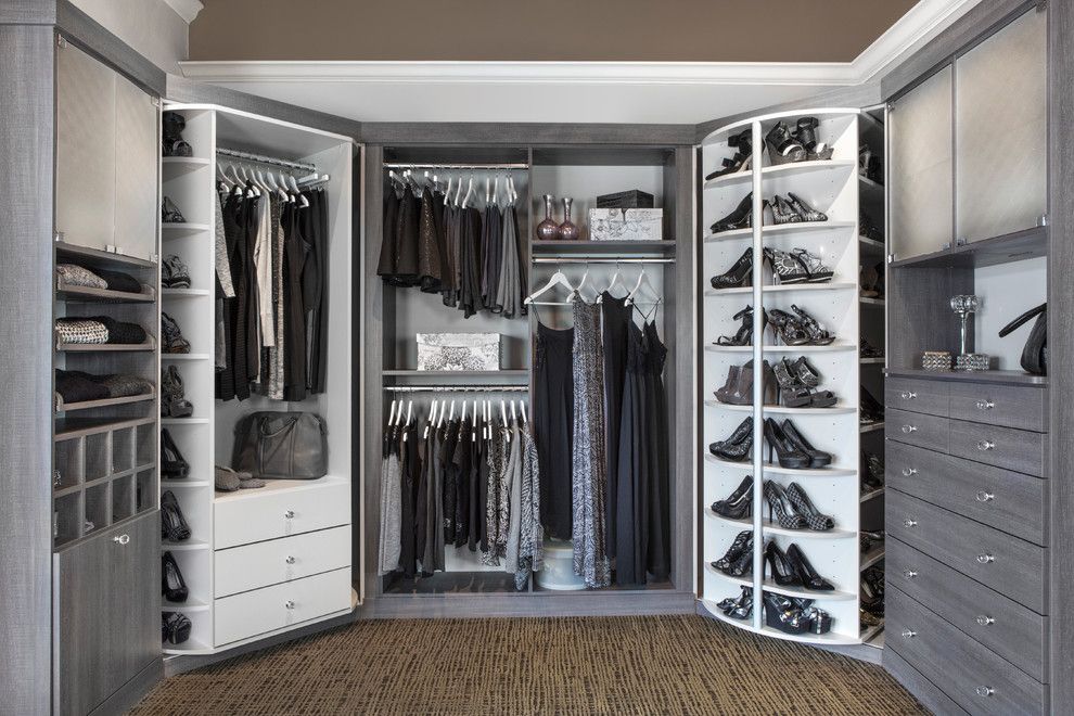 Best Buy Joliet Il for a Transitional Closet with a Cabinet Lazy Susan and 360 Organizer by Lazy Lee by Closet Works