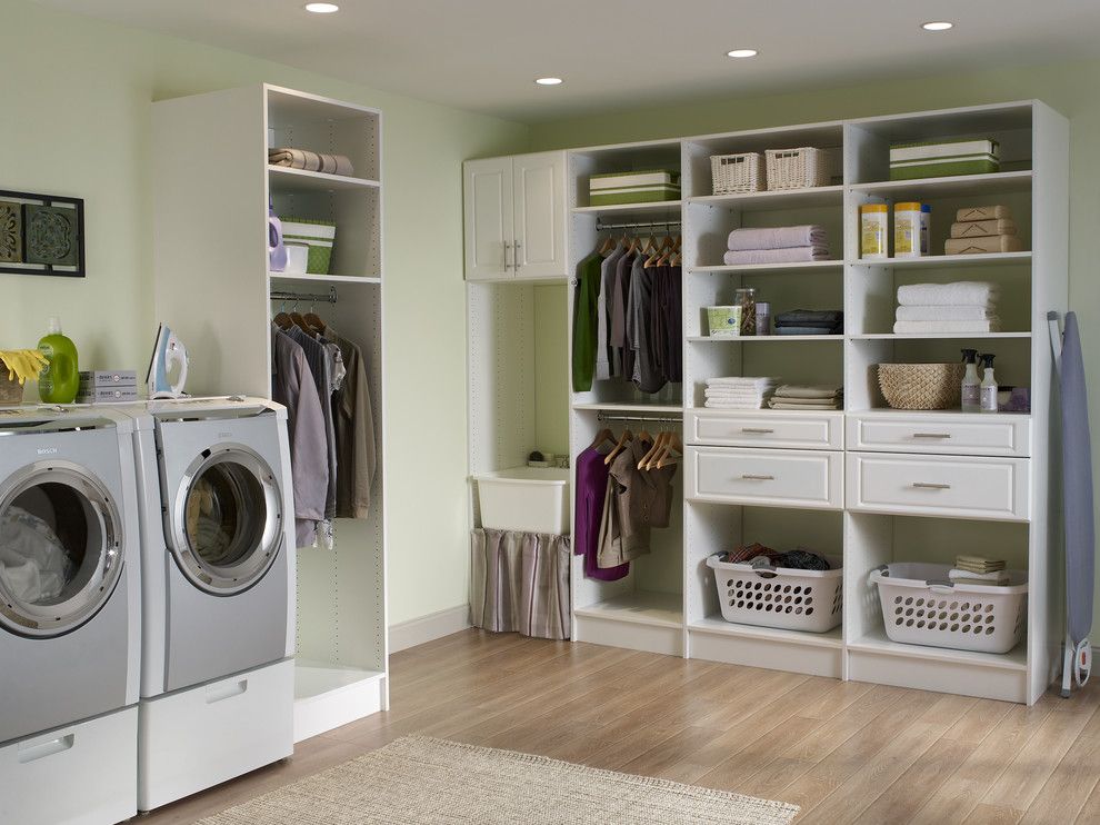 Best Smelling Laundry Detergent for a Contemporary Laundry Room with a Organization and Contemporary Laundry Room by Closetmaid.com