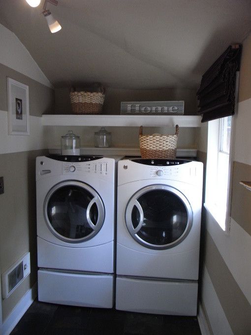 Best Smelling Laundry Detergent for a Eclectic Laundry Room with a Laundry Utility Remodel and Laundry Room by Bethany Hensley