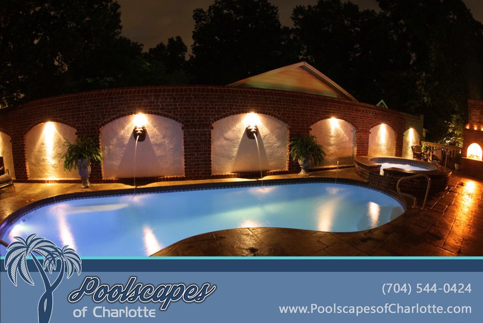 Better Business Bureau Richmond Va for a Traditional Pool with a Swimming Pool and Traditional Swimming Pools by Poolscapes of Charlotte