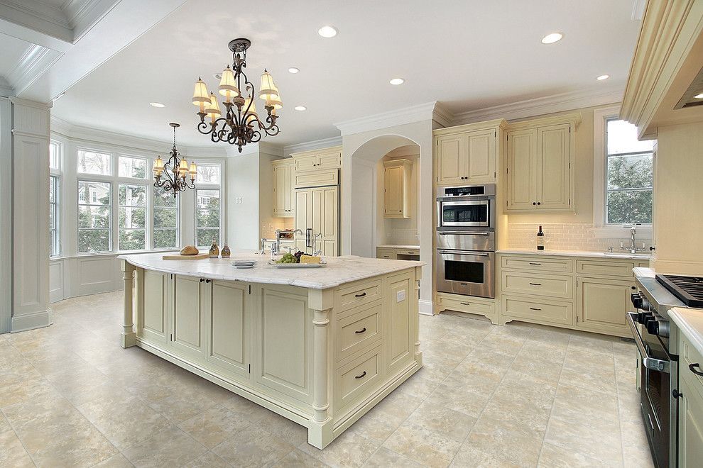 Bluefin Bay for a Farmhouse Kitchen with a Vinyl and Kitchen by Carpet One Floor & Home