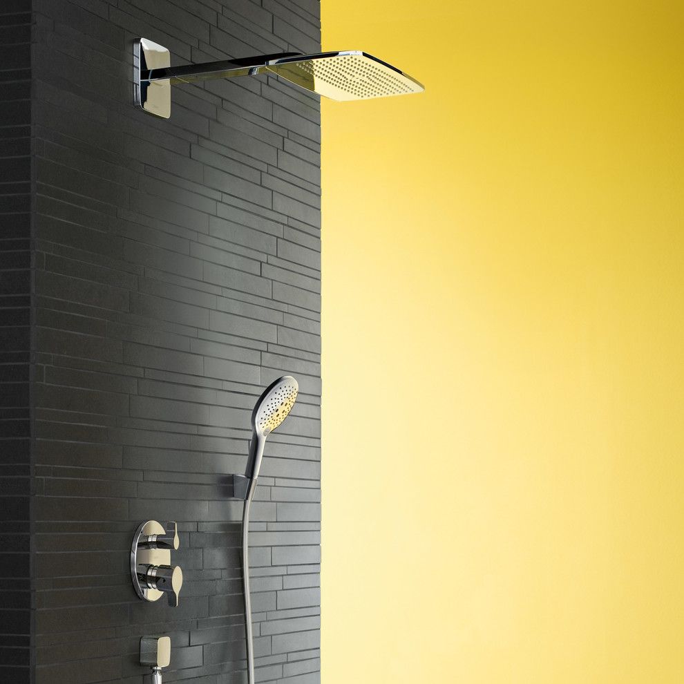 Boars Head Inn for a Modern Bathroom with a Black Tile and Hansgrohe by Hansgrohe Usa