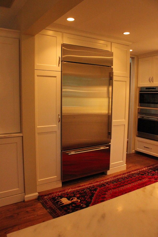 Bobrick for a Traditional Kitchen with a Shaker Style Cabinet Doors and Custom Kitchen by Misch Bobrick Design Llc