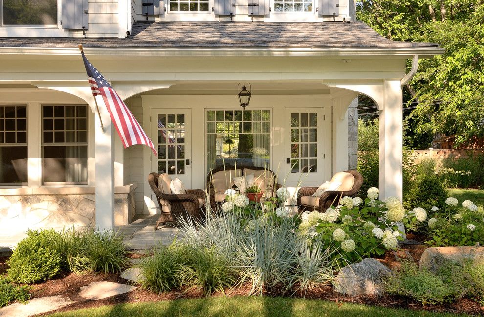 Boulder Lumber for a Traditional Porch with a Covered Porch and Lovely Renovations by Siena Custom Builders, Inc.