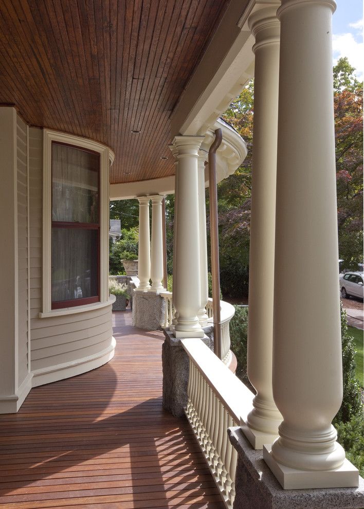 Boulder Lumber for a Victorian Exterior with a Support Posts and Victorian Splendor by Siemasko + Verbridge