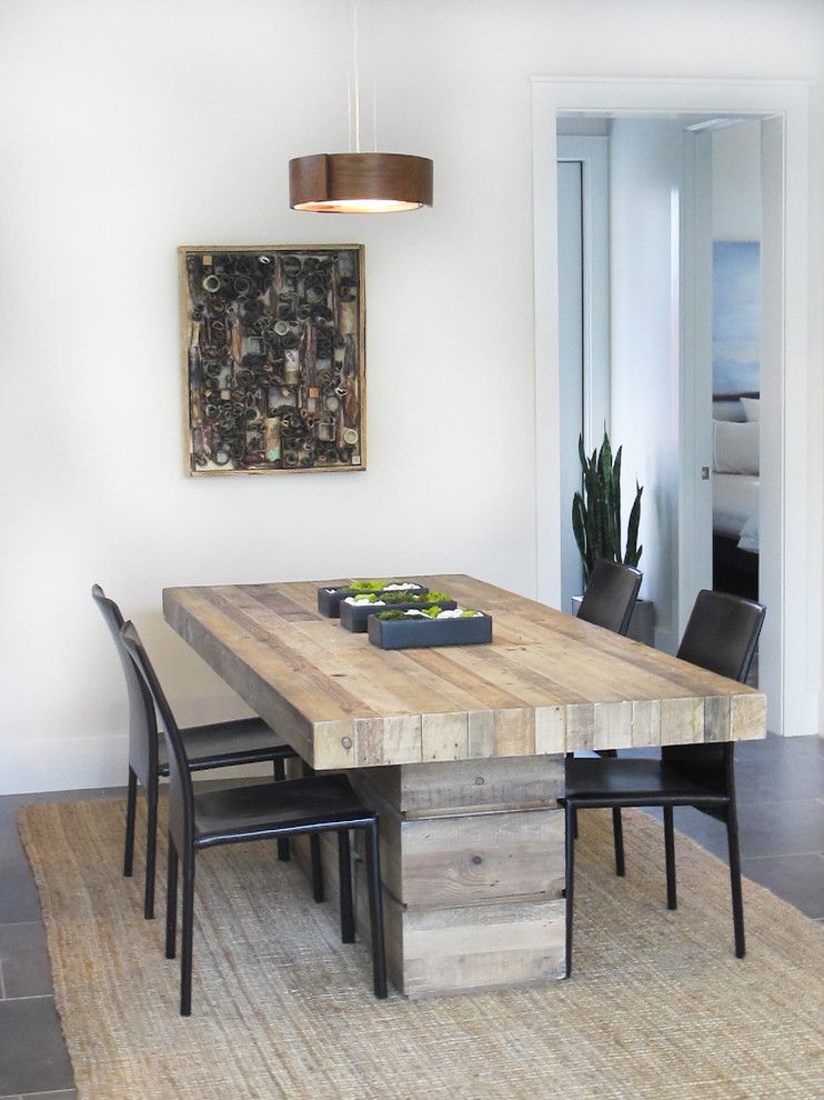 Bouldin Creek for a Contemporary Dining Room with a Funky and Bouldin Creek by Saavedra Design Studio