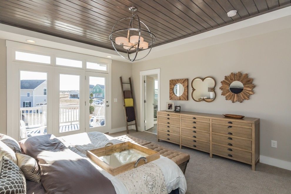 Briar Chapel for a Transitional Bedroom with a Reclaimed Wood and Garman Homes   Briar Chapel Model   the Overachiever by Garman Homes