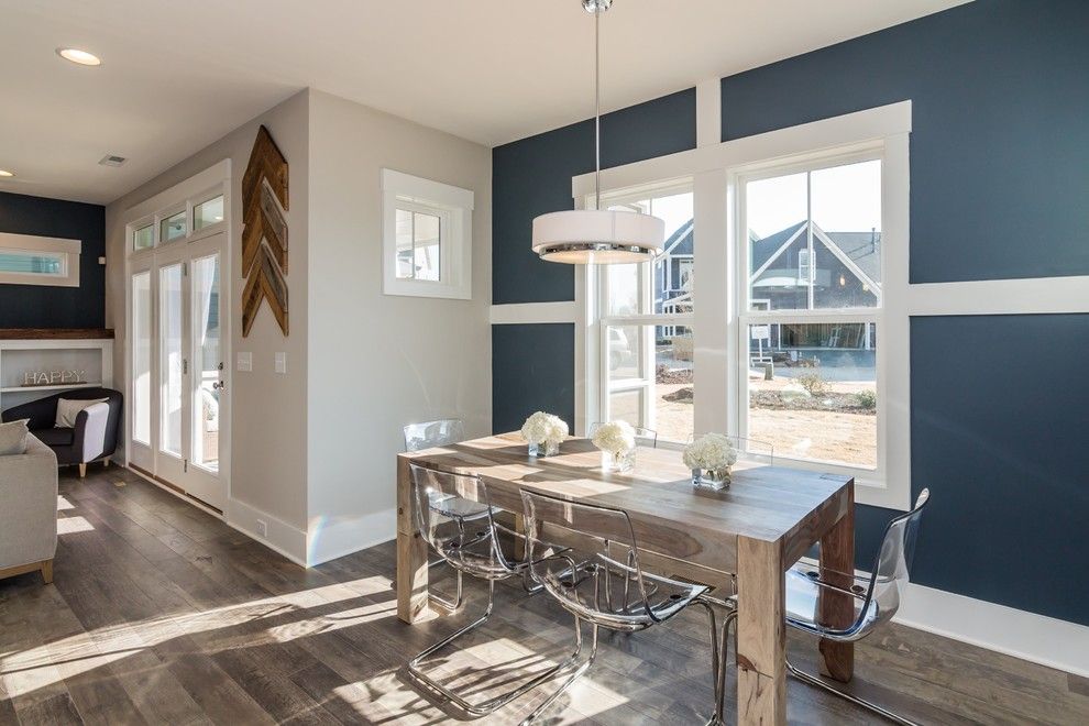 Briar Chapel for a Transitional Dining Room with a Tile and Garman Homes   Briar Chapel Model   the Overachiever by Garman Homes