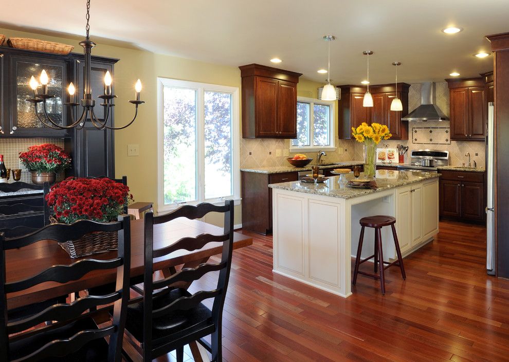 Bridgewood for a Traditional Kitchen with a Granite Countertops and Armstrong Kitchen Addition by Kircher Design & Build