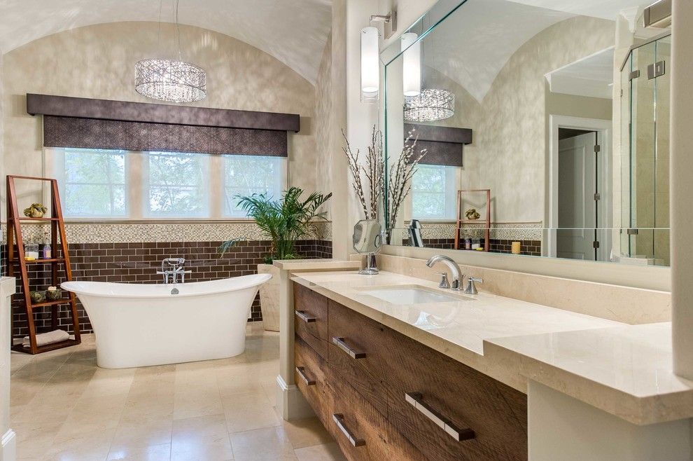 Bridgewood for a Transitional Bathroom with a Transitional and Bridgewood by Elizabeth Garrett Interiors, Llc