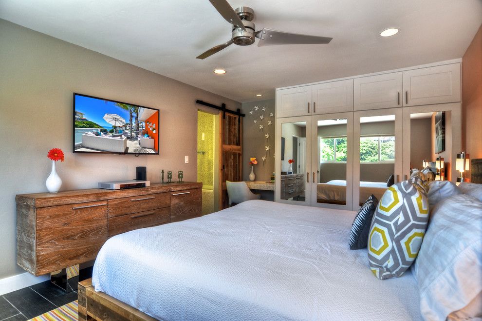 Brooks Furniture Rental for a Tropical Bedroom with a Built in Cabinets and Vacation Rental by James Glover Residential & Interior Design