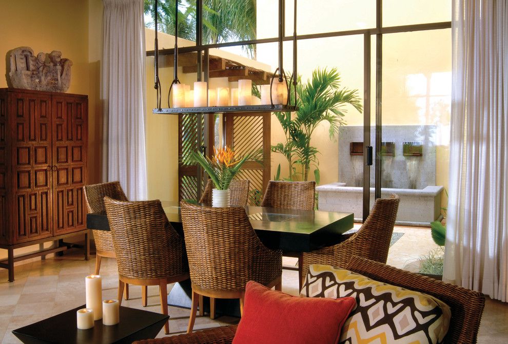 Buttercup Furniture for a Tropical Dining Room with a Beachy Dining Room and Tropical Dining Room by Sfadesign.com