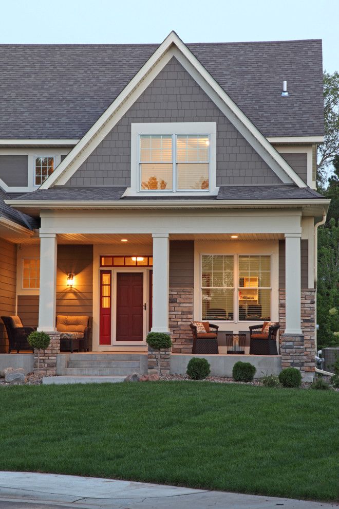 Cabot House Furniture for a Traditional Exterior with a Wicker Patio Furniture and Ridgeview by Ridge Creek Custom Homes