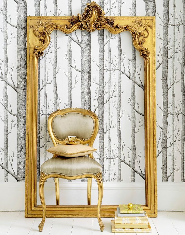 Cabriole for a Traditional Bedroom with a Upholstered and Versailles Baby Chair by the French Bedroom Company